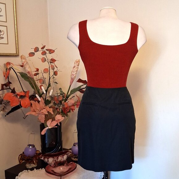 Preowned Designers Remix Collection Black Two Pockets Mini Lined Skirt - Picture 10 of 10